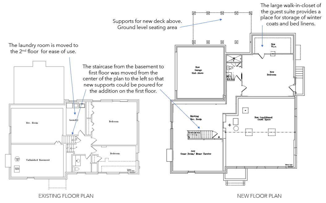 Cayuga Basement plan B and A