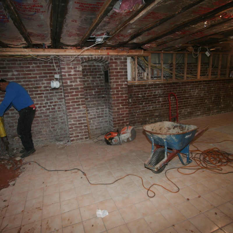 Ontario Basement Brick Arch During 800x800