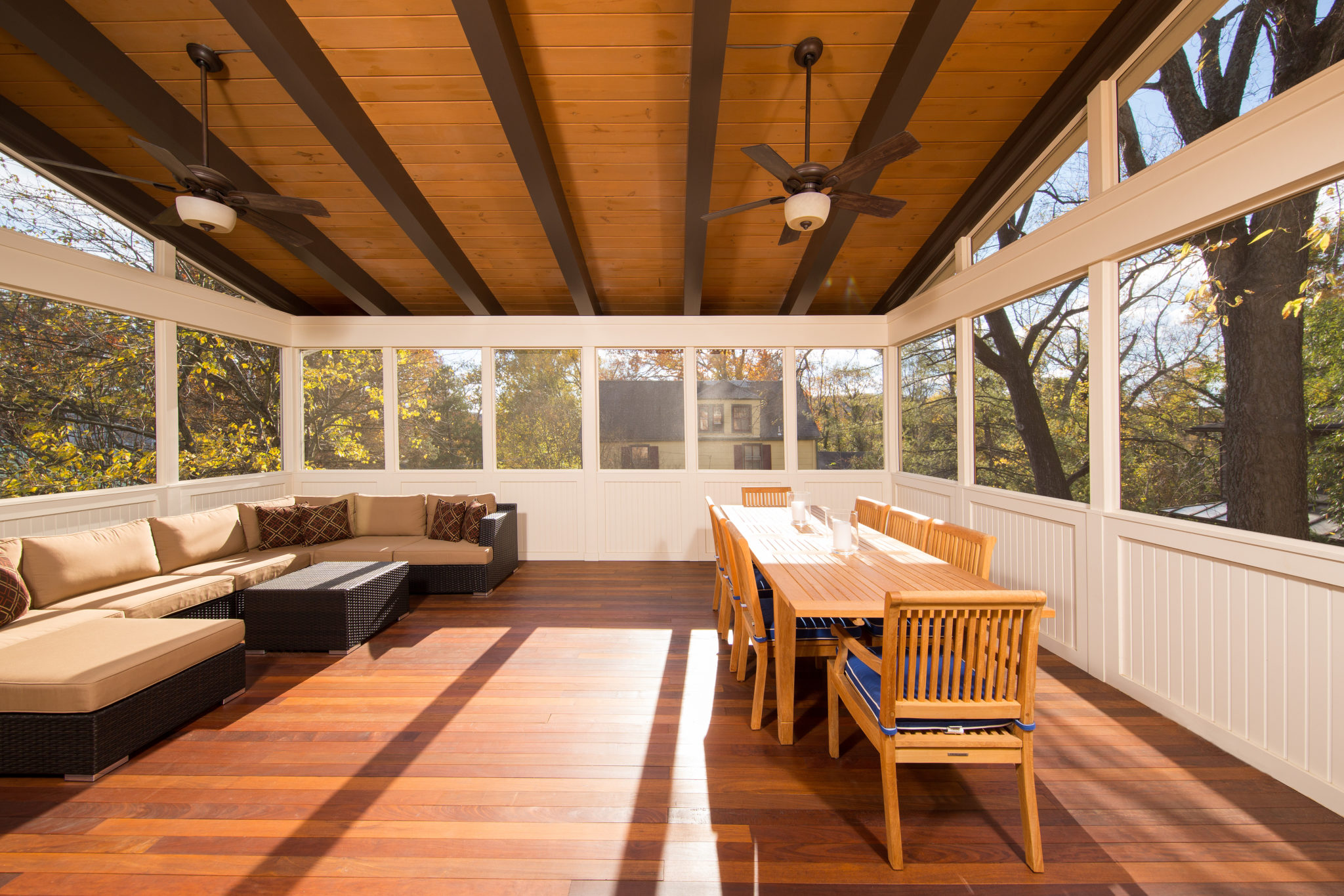 University Ave Screened Porch After Wideshot