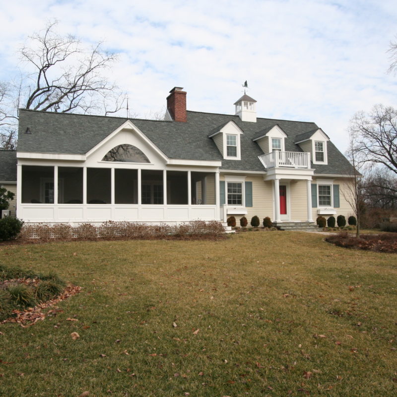 Gibson Island Screened Porch After Wide Shot